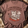 4PM Meeting Cat T-Shirt product image 1