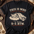 9-5 Nope Cat T-Shirt product image 1