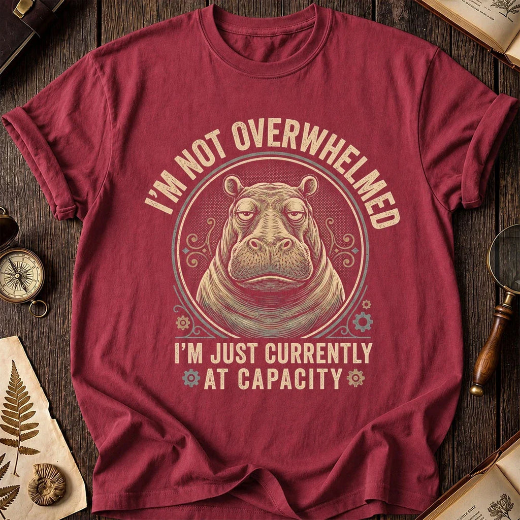 At Capacity Hippo T-Shirt product image 3