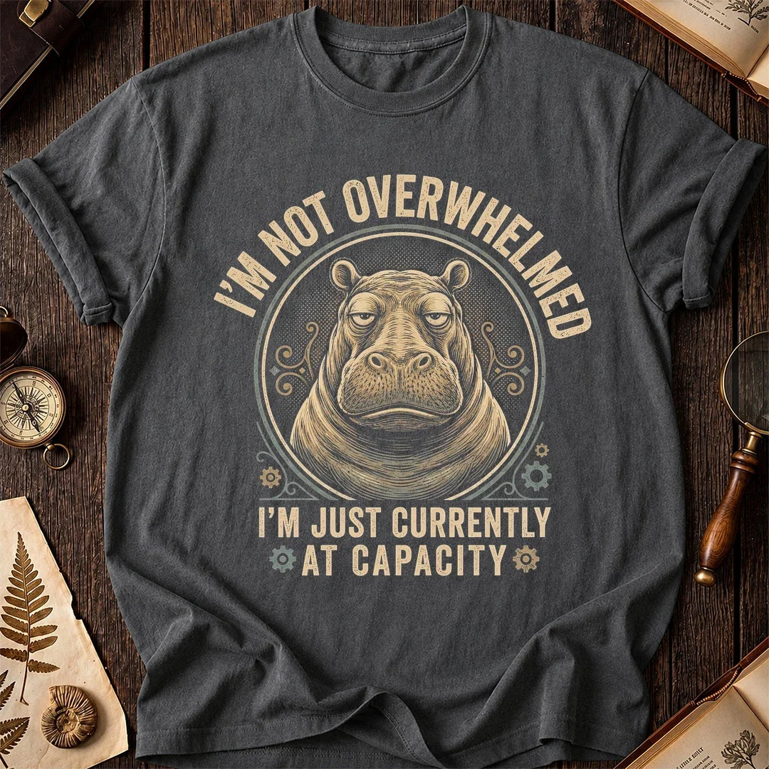 At Capacity Hippo T-Shirt product image 4