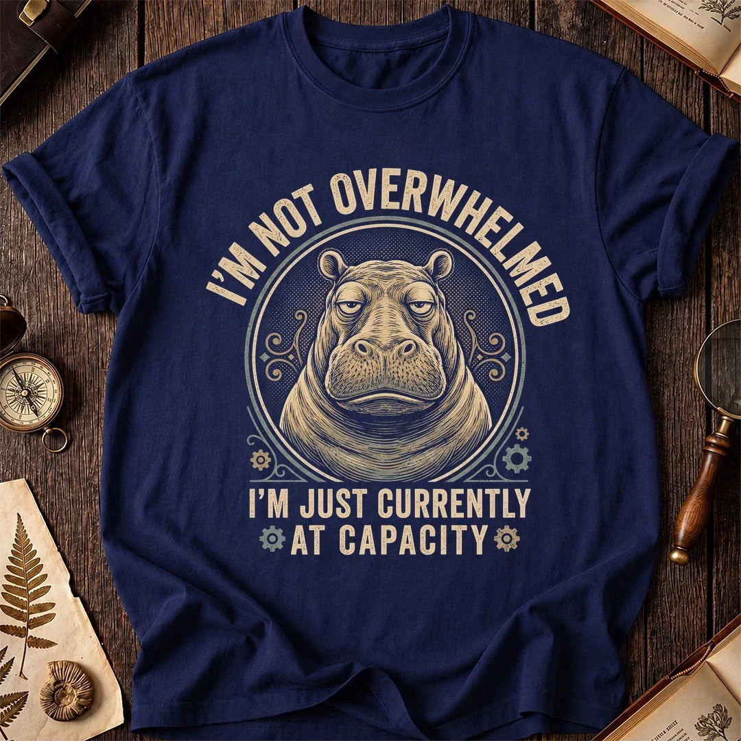 At Capacity Hippo T-Shirt product image 5