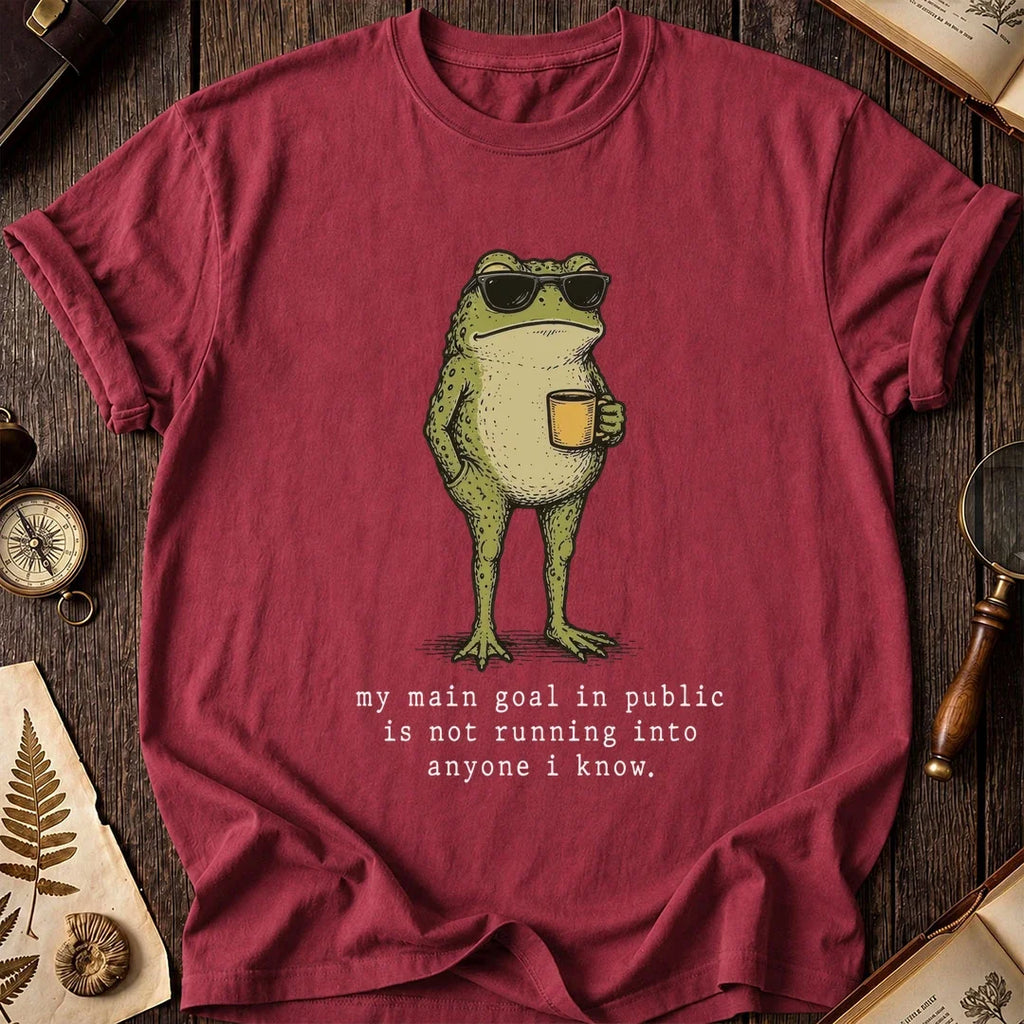Avoidant Sunglasses Frog T-Shirt product image 5