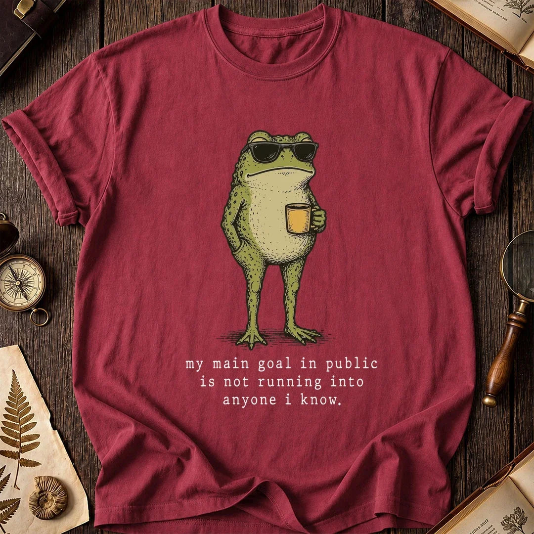 Avoidant Sunglasses Frog T-Shirt product image 5