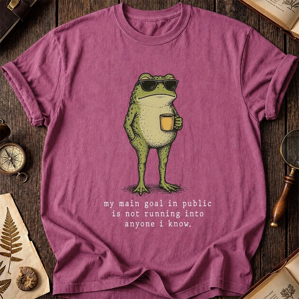 Avoidant Sunglasses Frog T-Shirt product image 3