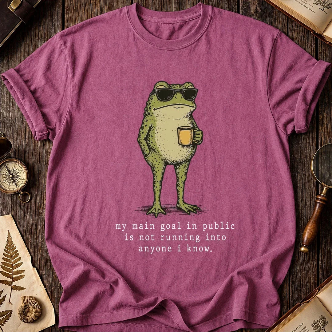 Avoidant Sunglasses Frog T-Shirt product image 3