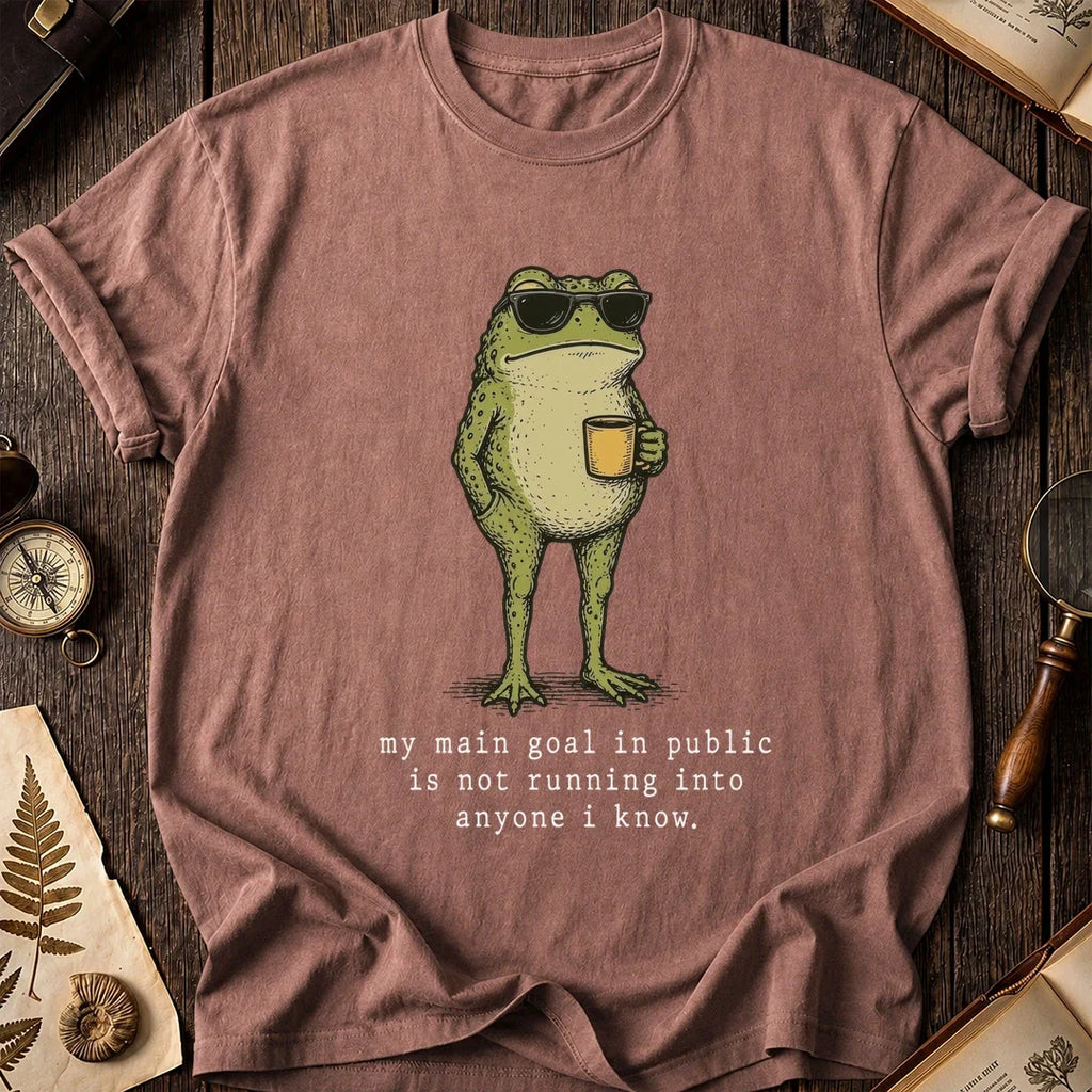 Avoidant Sunglasses Frog T-Shirt product image 8