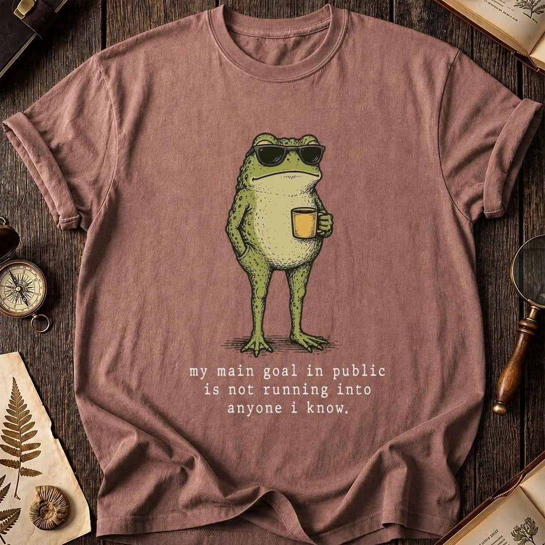 Avoidant Sunglasses Frog T-Shirt product image 8