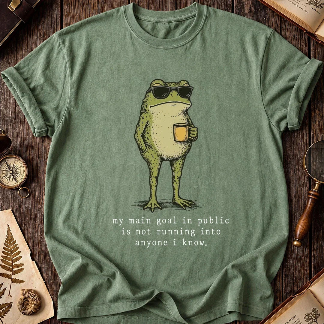 Avoidant Sunglasses Frog T-Shirt product image 2