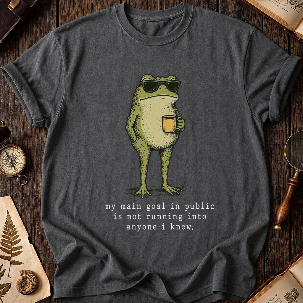 Avoidant Sunglasses Frog T-Shirt product image 6