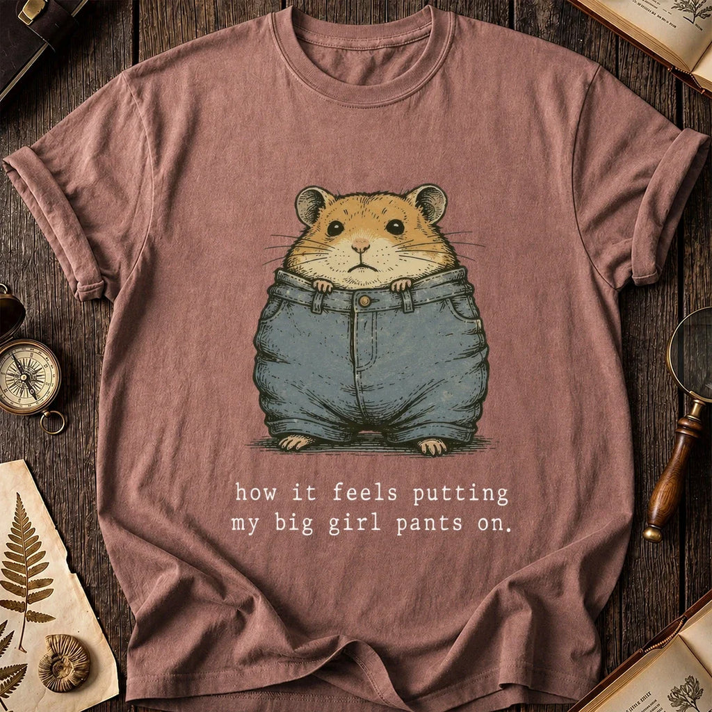 Big Girl Pants Hamster T-Shirt product image 3