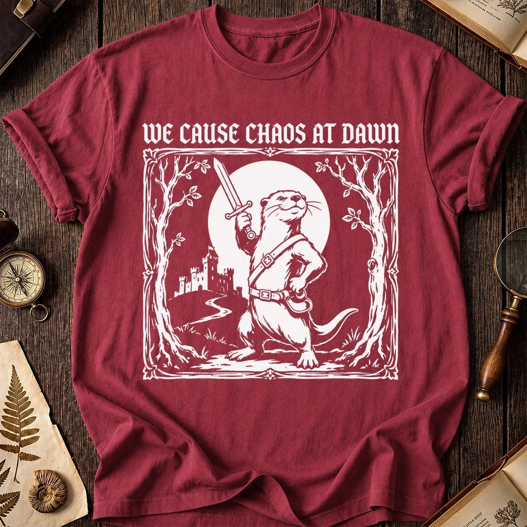 Chaos at Dawn Otter T-Shirt product image 5