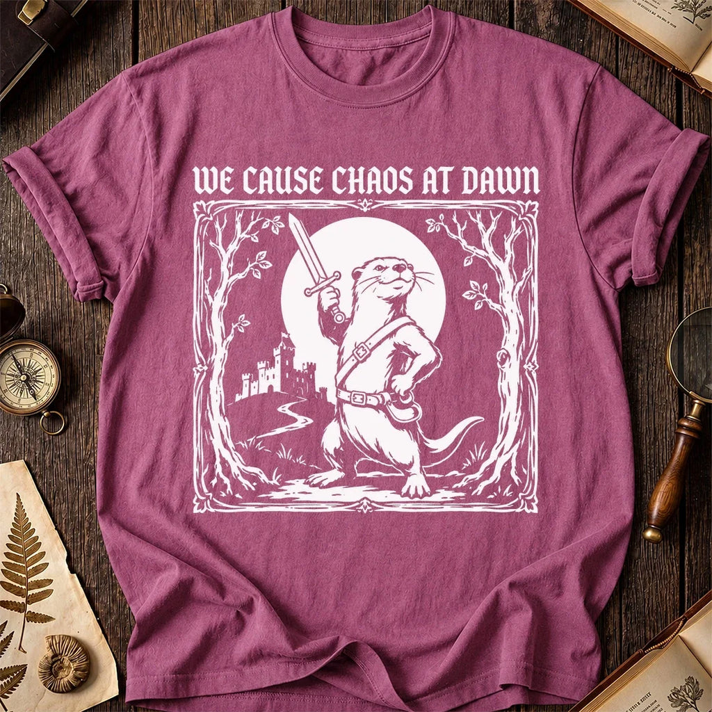 Chaos at Dawn Otter T-Shirt product image 3