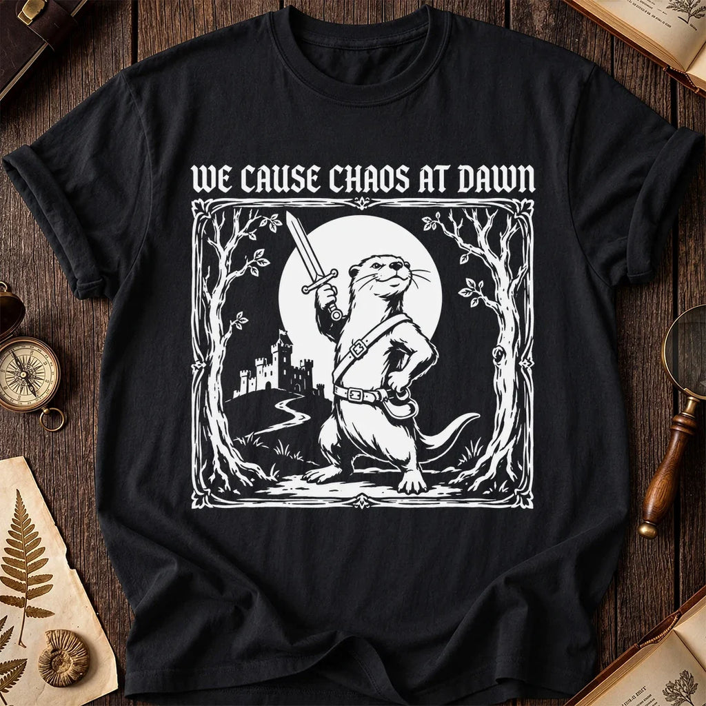 Chaos at Dawn Otter T-Shirt product image 2