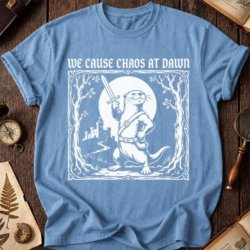 Chaos at Dawn Otter T-Shirt product image 4