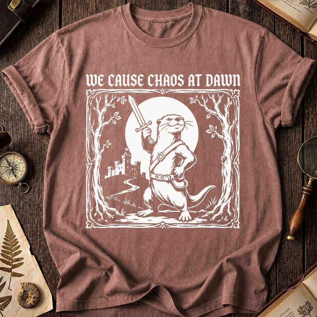 Chaos at Dawn Otter T-Shirt product image 8