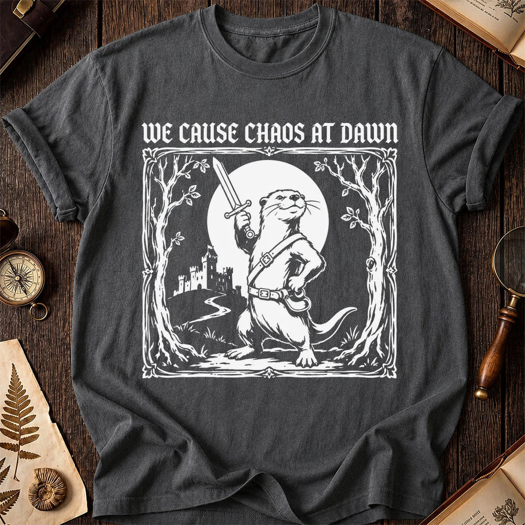 Chaos at Dawn Otter T-Shirt product image 6