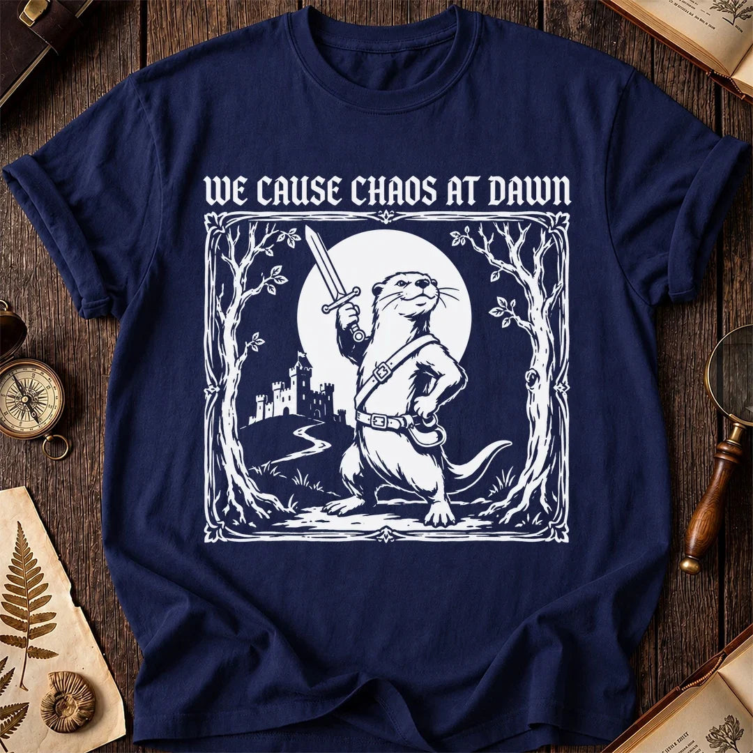 Chaos at Dawn Otter T-Shirt product image 7