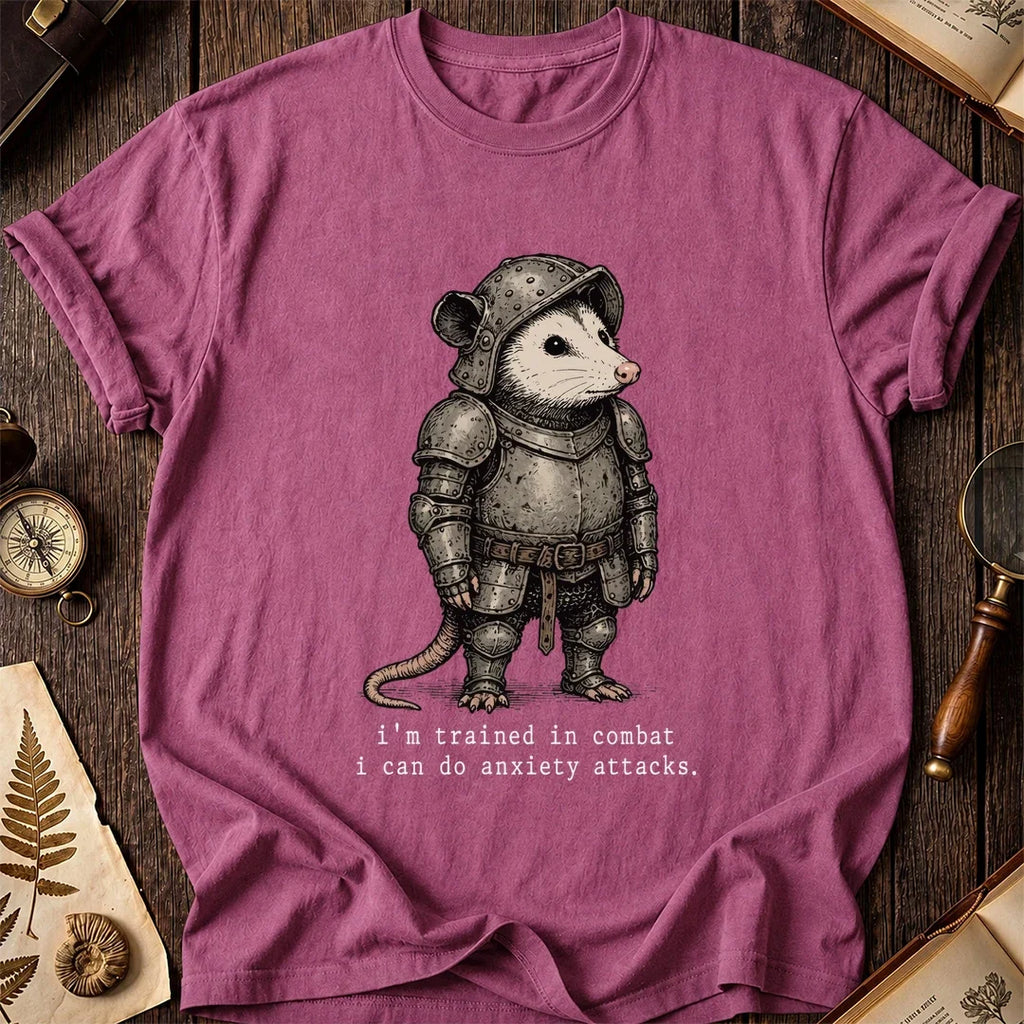 Combat Anxiety Possum T-Shirt product image 2