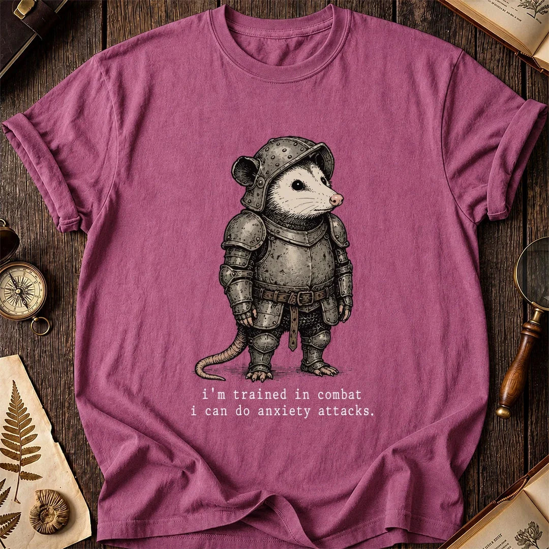 Combat Anxiety Possum T-Shirt product image 2