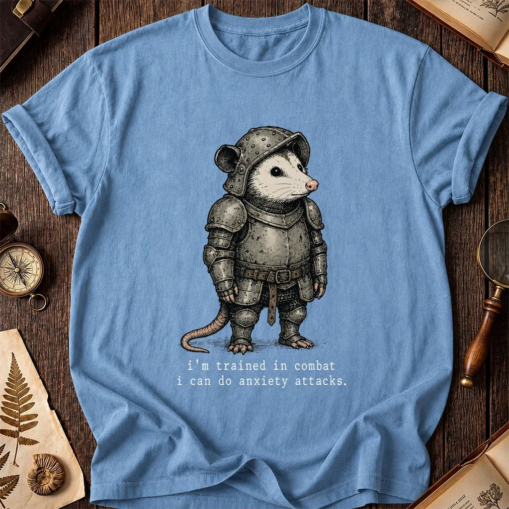 Combat Anxiety Possum T-Shirt product image 5