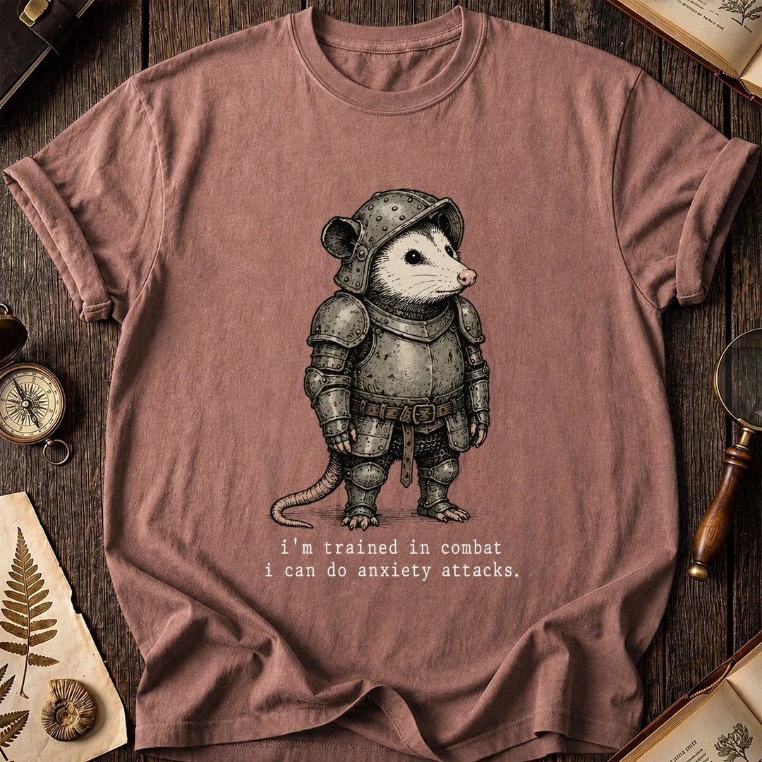 Combat Anxiety Possum T-Shirt product image 3