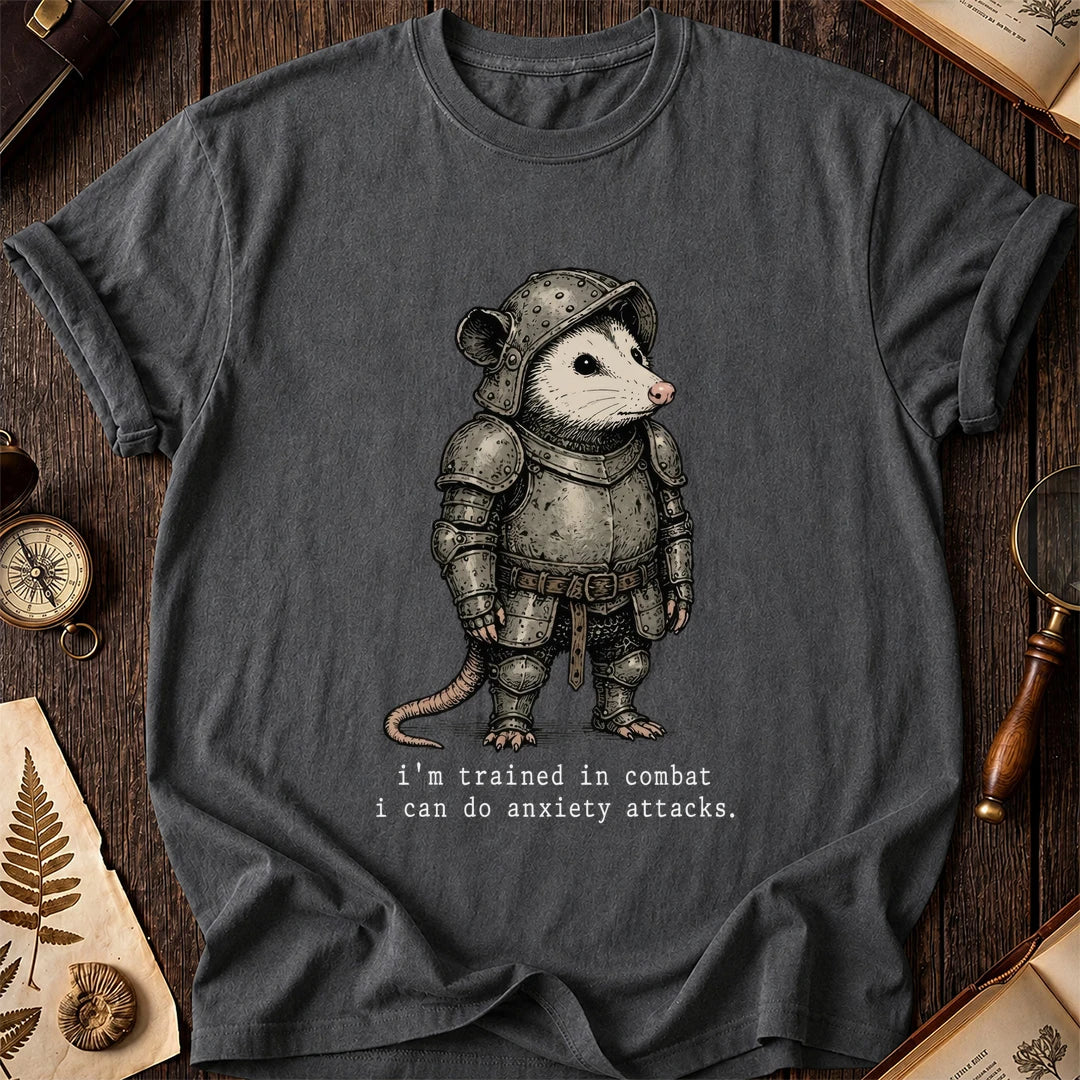 Combat Anxiety Possum T-Shirt product image 4