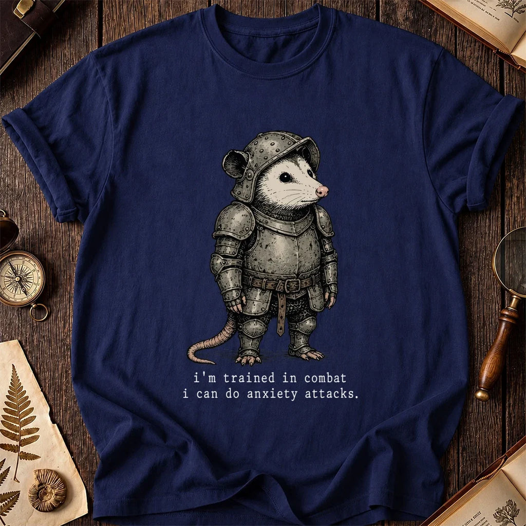 Combat Anxiety Possum T-Shirt product image 7