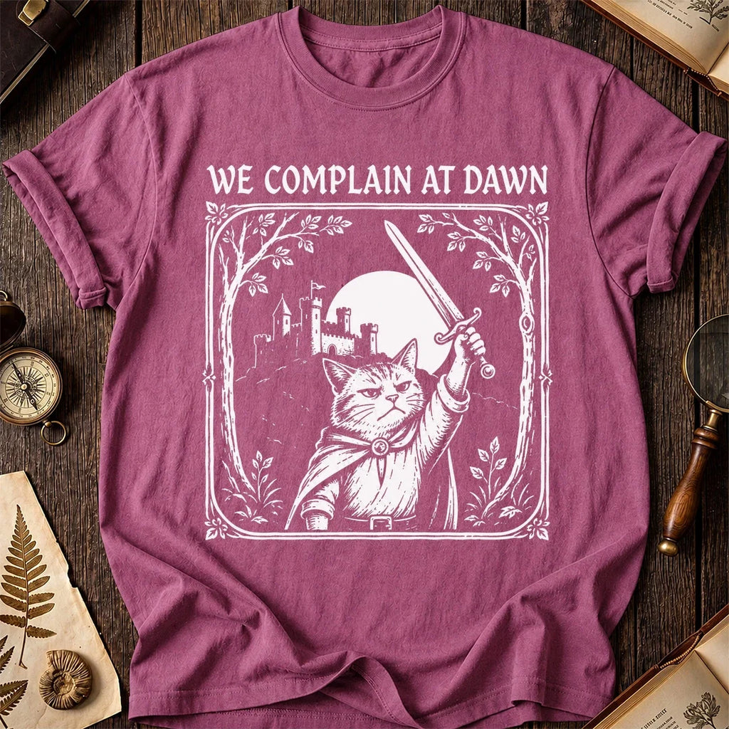 Complain at Dawn Cat T-Shirt product image 3