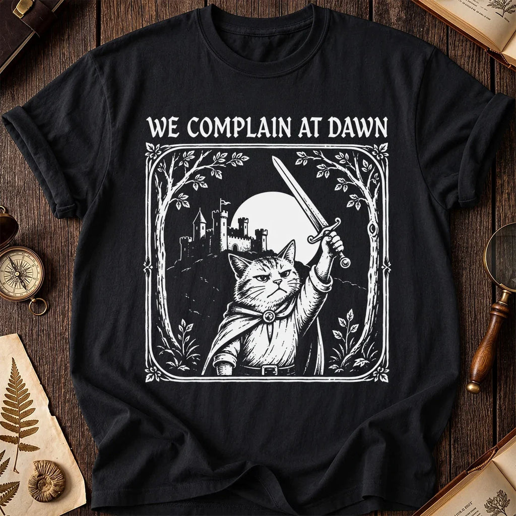 Complain at Dawn Cat T-Shirt product image 2