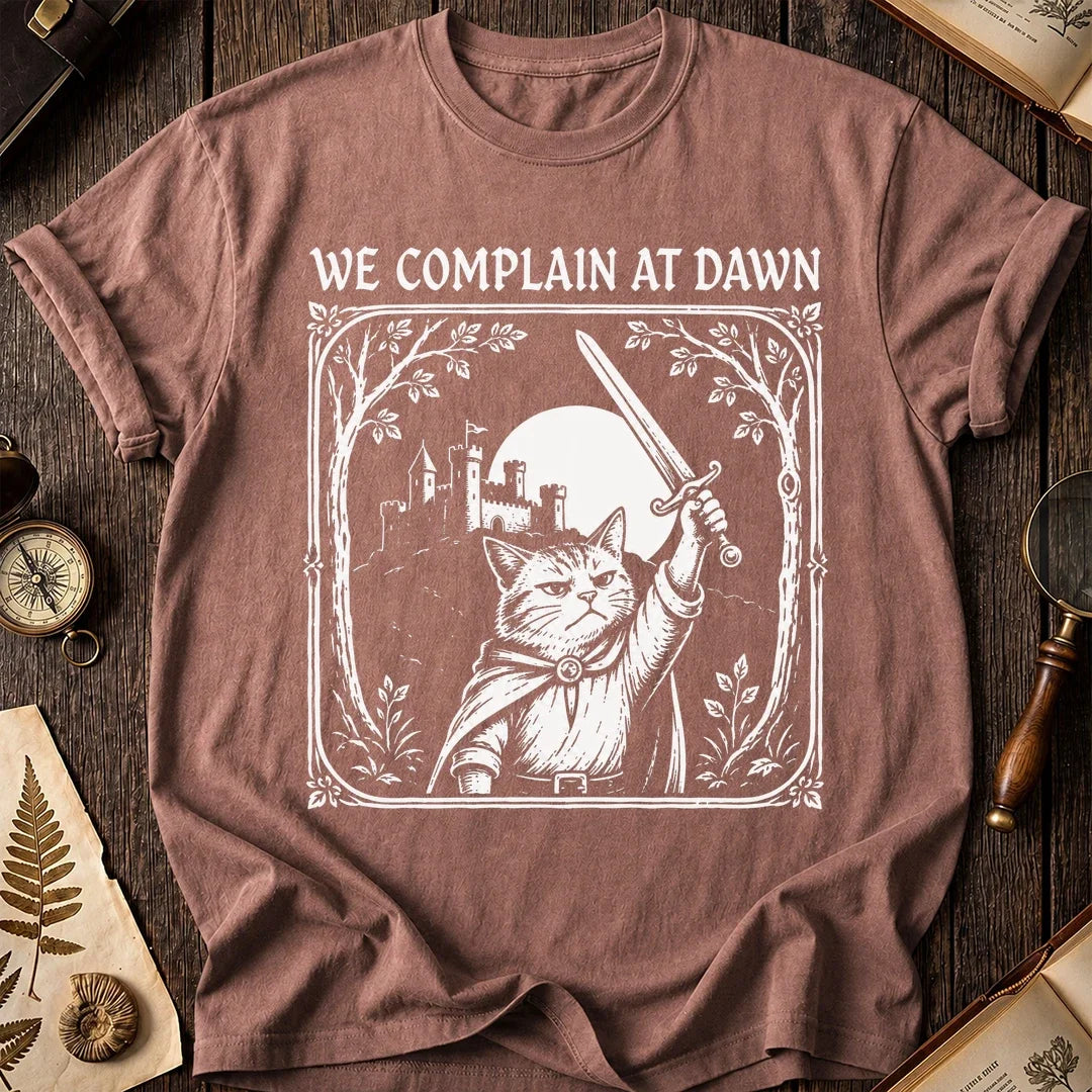 Complain at Dawn Cat T-Shirt product image 8