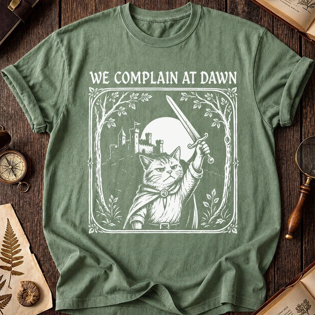 Complain at Dawn Cat T-Shirt product image 1