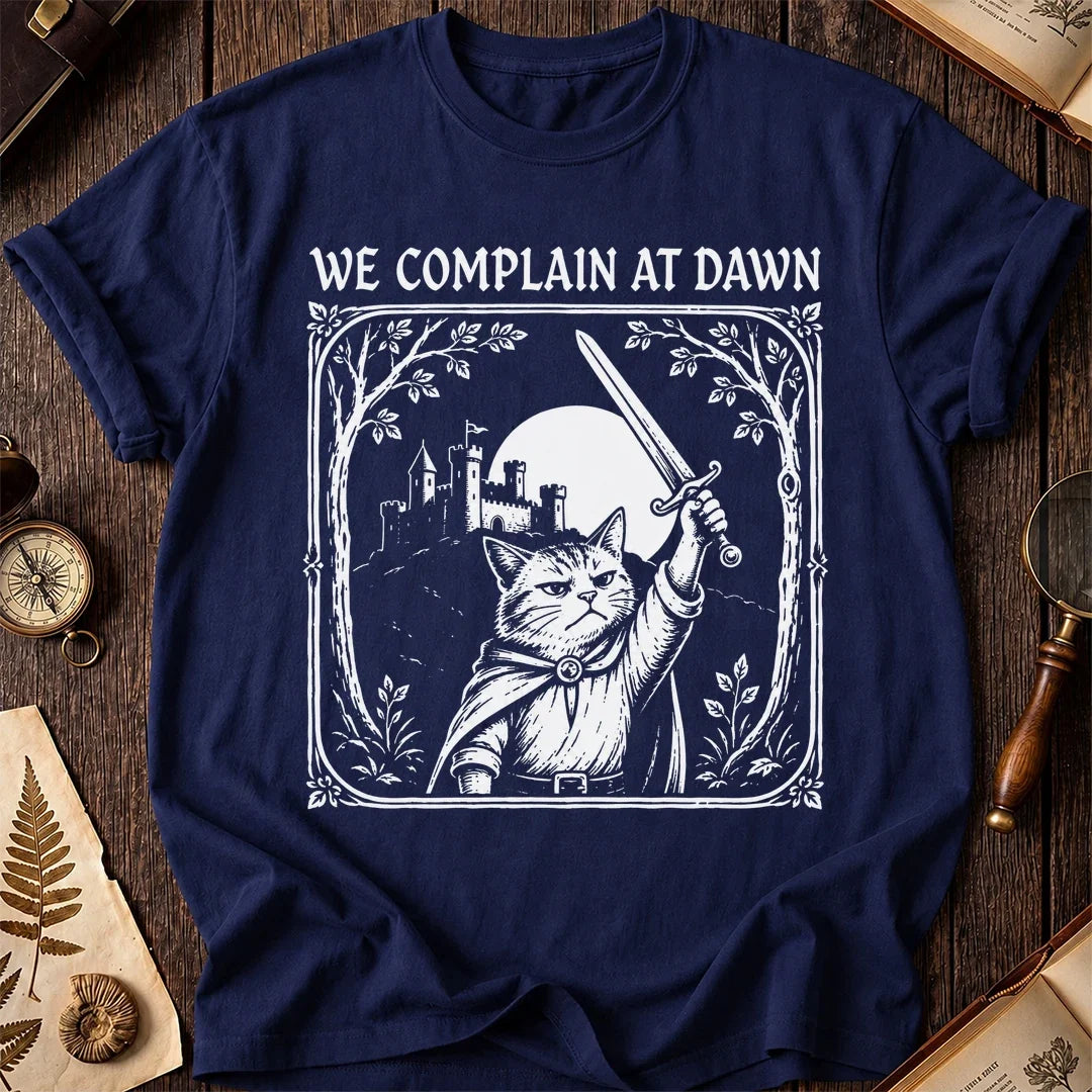 Complain at Dawn Cat T-Shirt product image 7