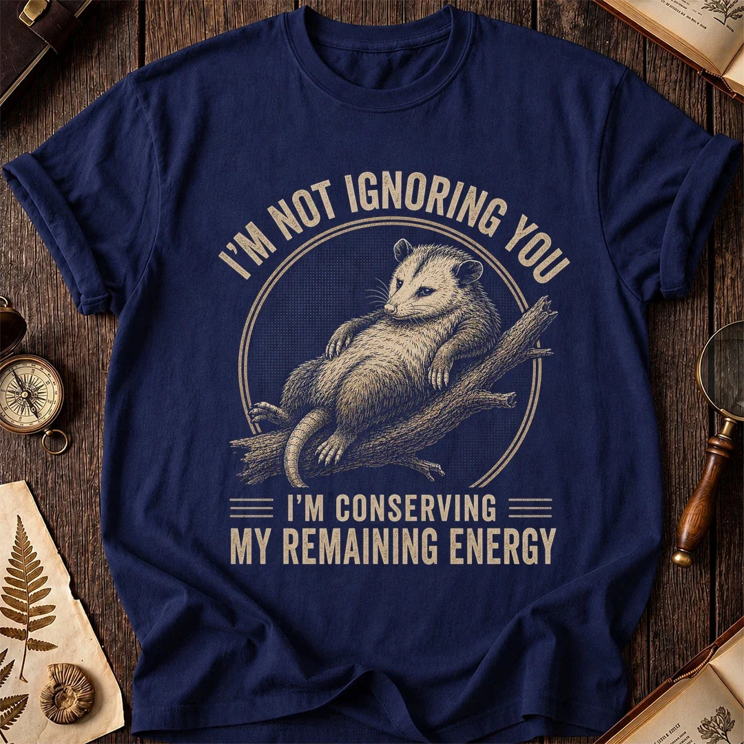 Conserving Energy Possum T-Shirt product image 2