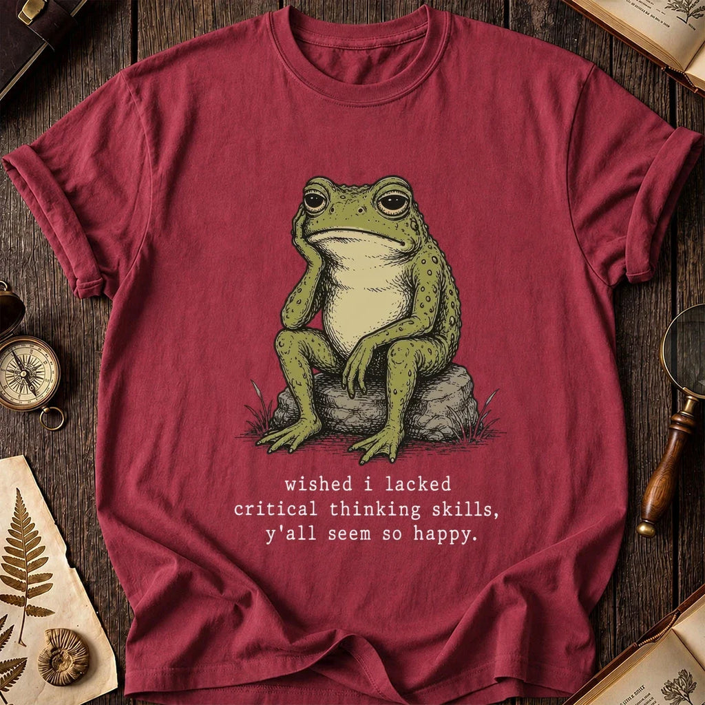 Critical Thinking Frog T-Shirt product image 6