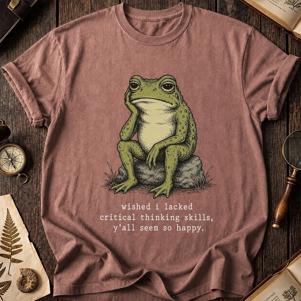 Critical Thinking Frog T-Shirt product image 4
