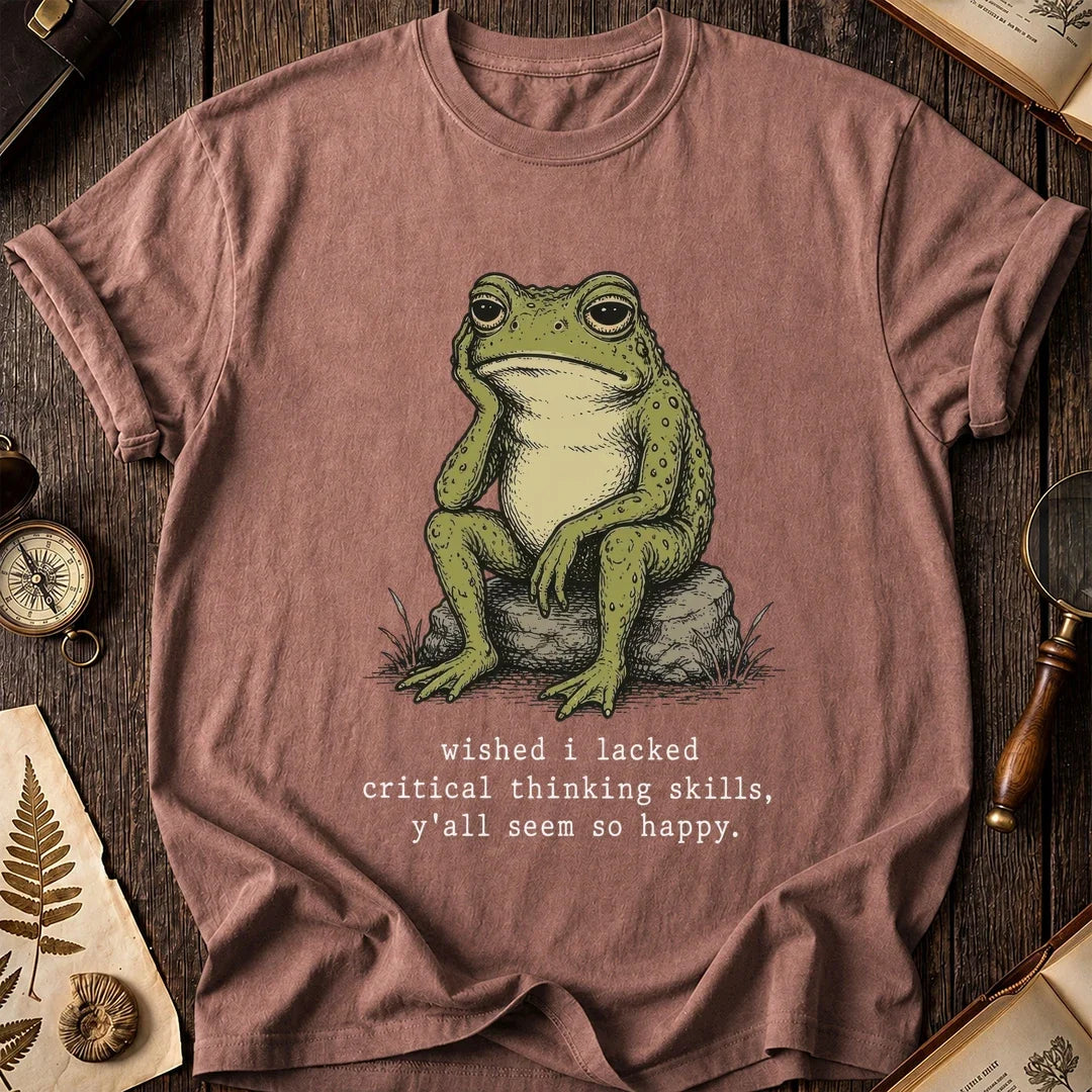 Critical Thinking Frog T-Shirt product image 4