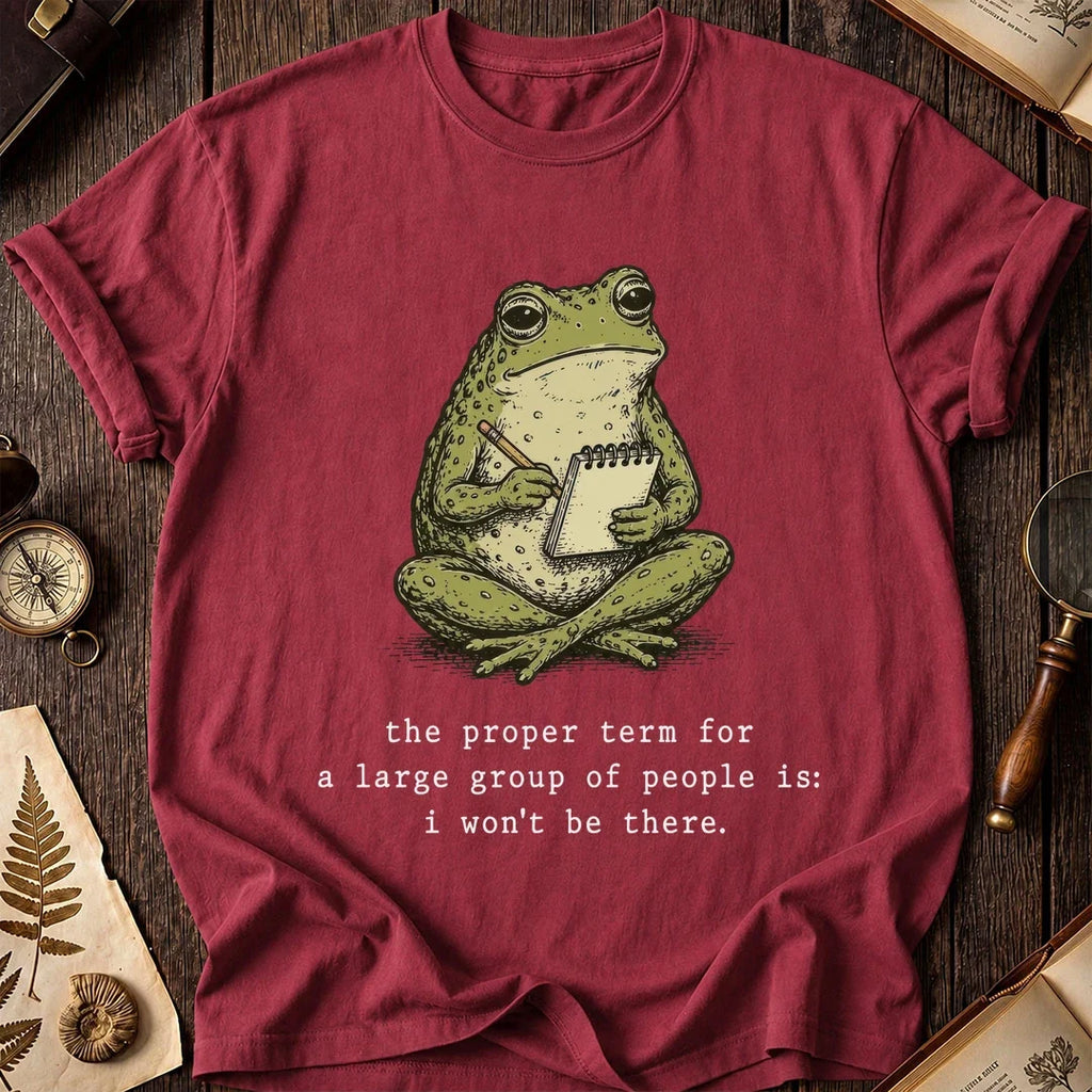 Crowd Avoiding Frog T-Shirt product image 5