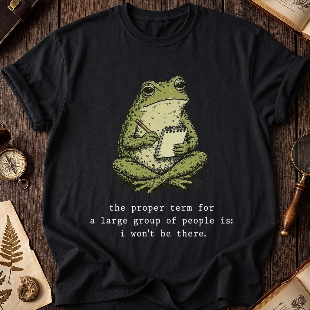 Crowd Avoiding Frog T-Shirt product image 2
