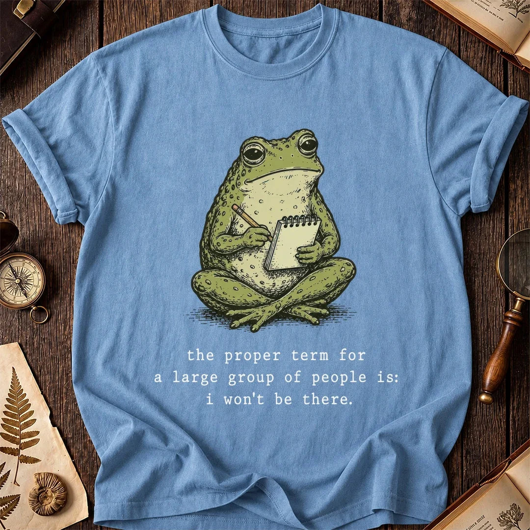 Crowd Avoiding Frog T-Shirt product image 4