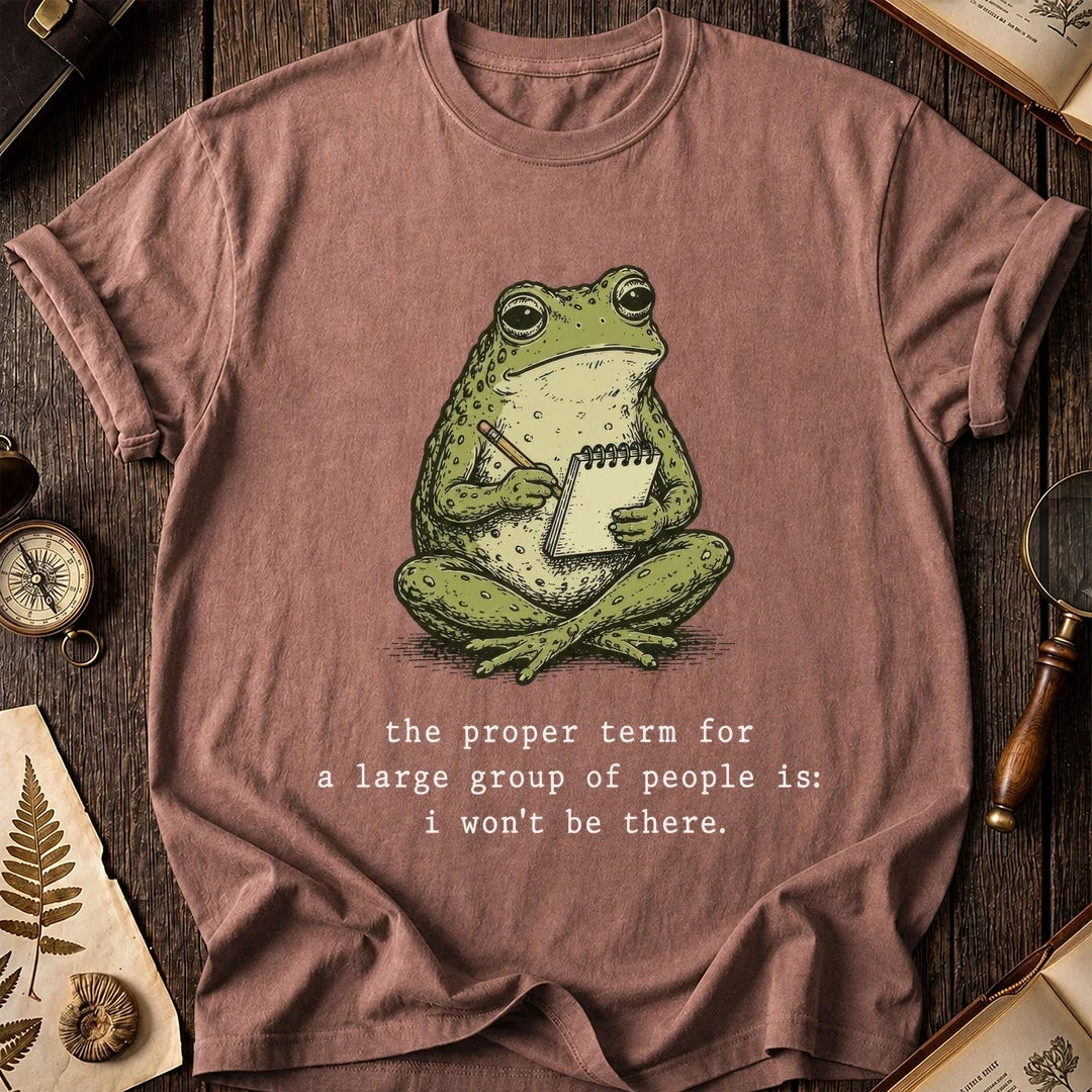 Crowd Avoiding Frog T-Shirt product image 8