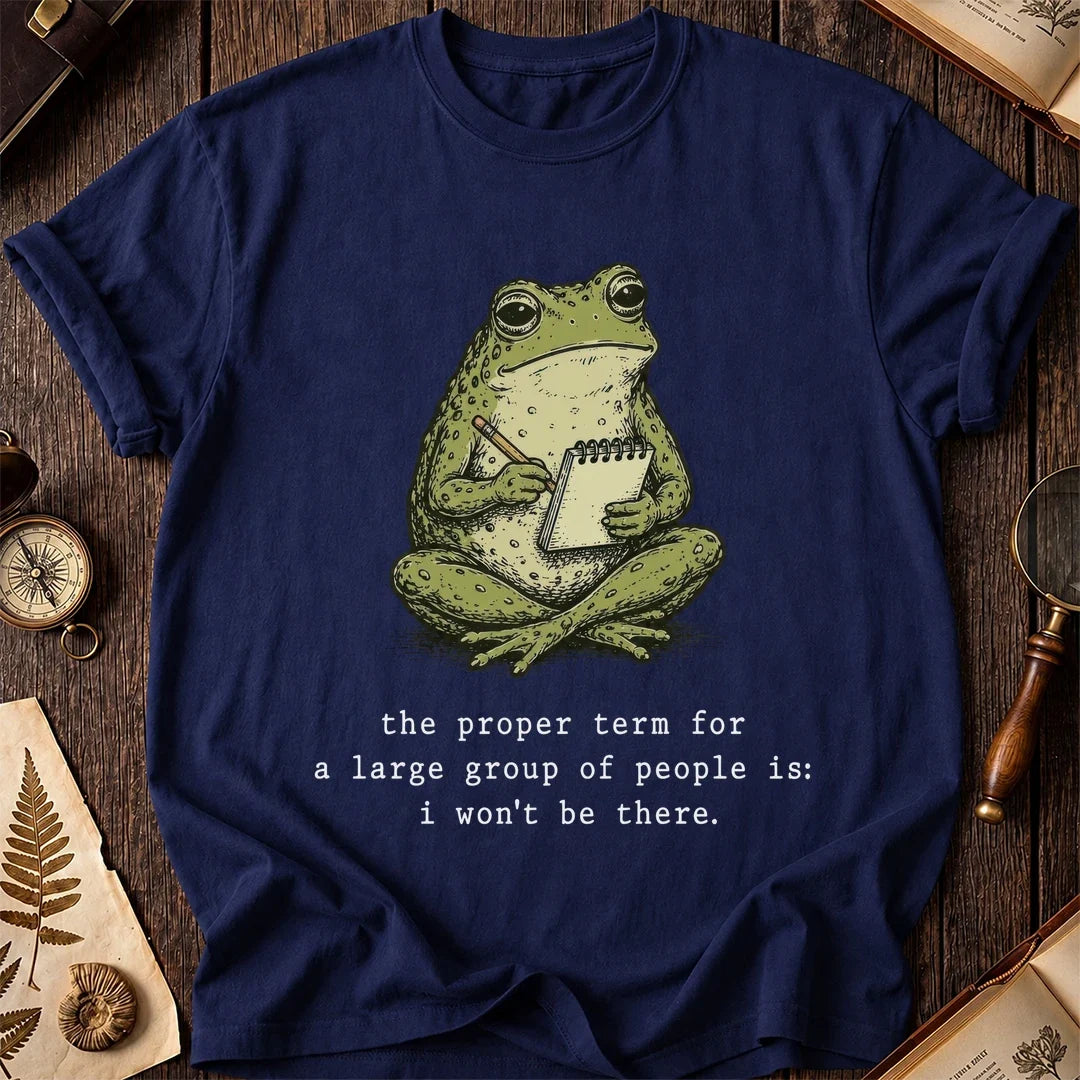 Crowd Avoiding Frog T-Shirt product image 7