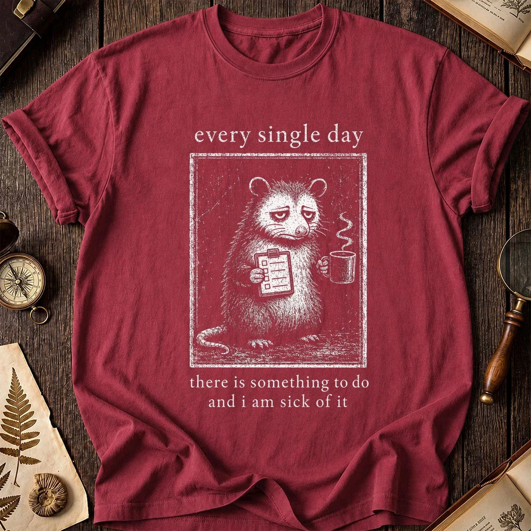 Daily Tasks Possum T-Shirt product image 4