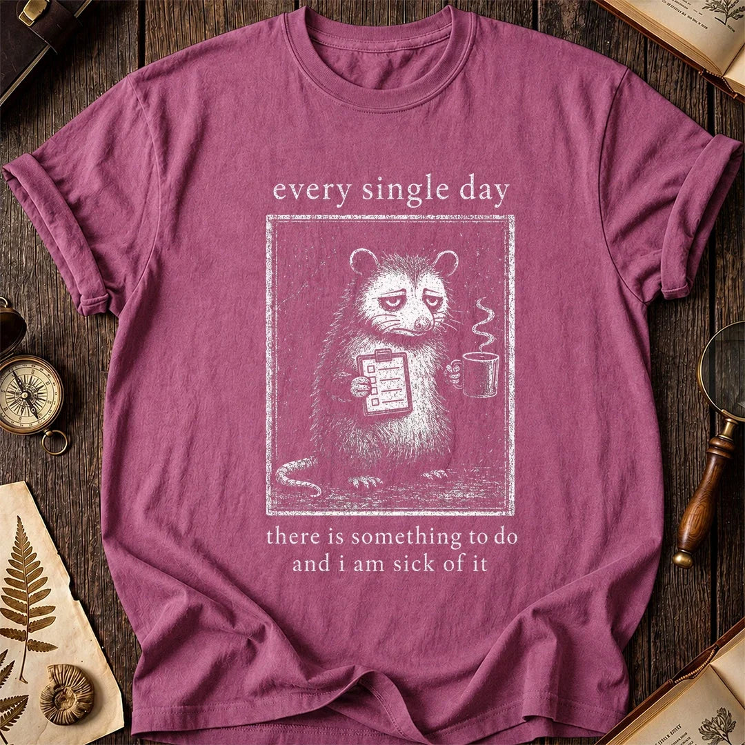 Daily Tasks Possum T-Shirt product image 2
