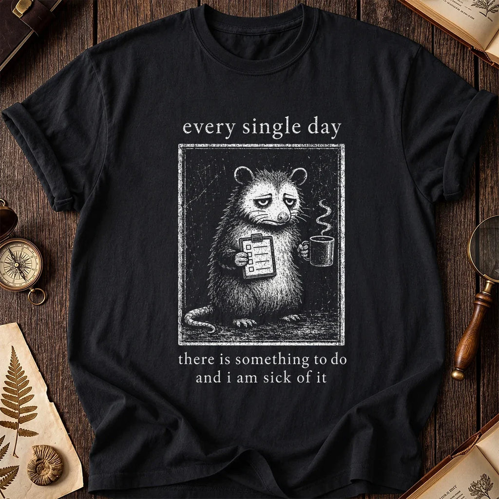 Daily Tasks Possum T-Shirt product image 1