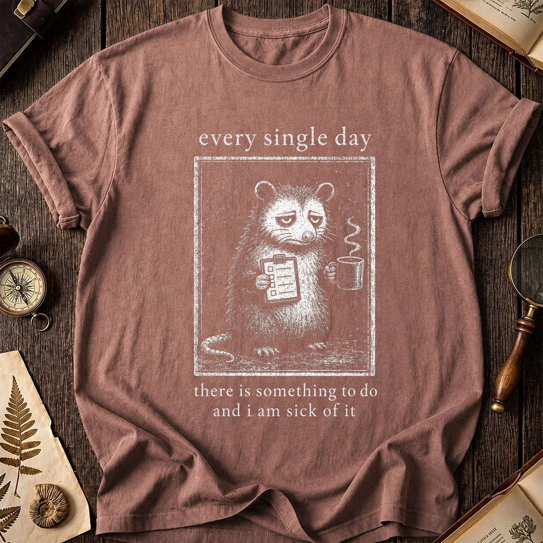 Daily Tasks Possum T-Shirt product image 8