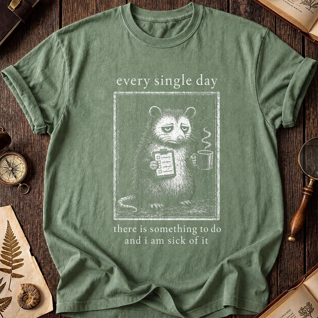 Daily Tasks Possum T-Shirt product image 5