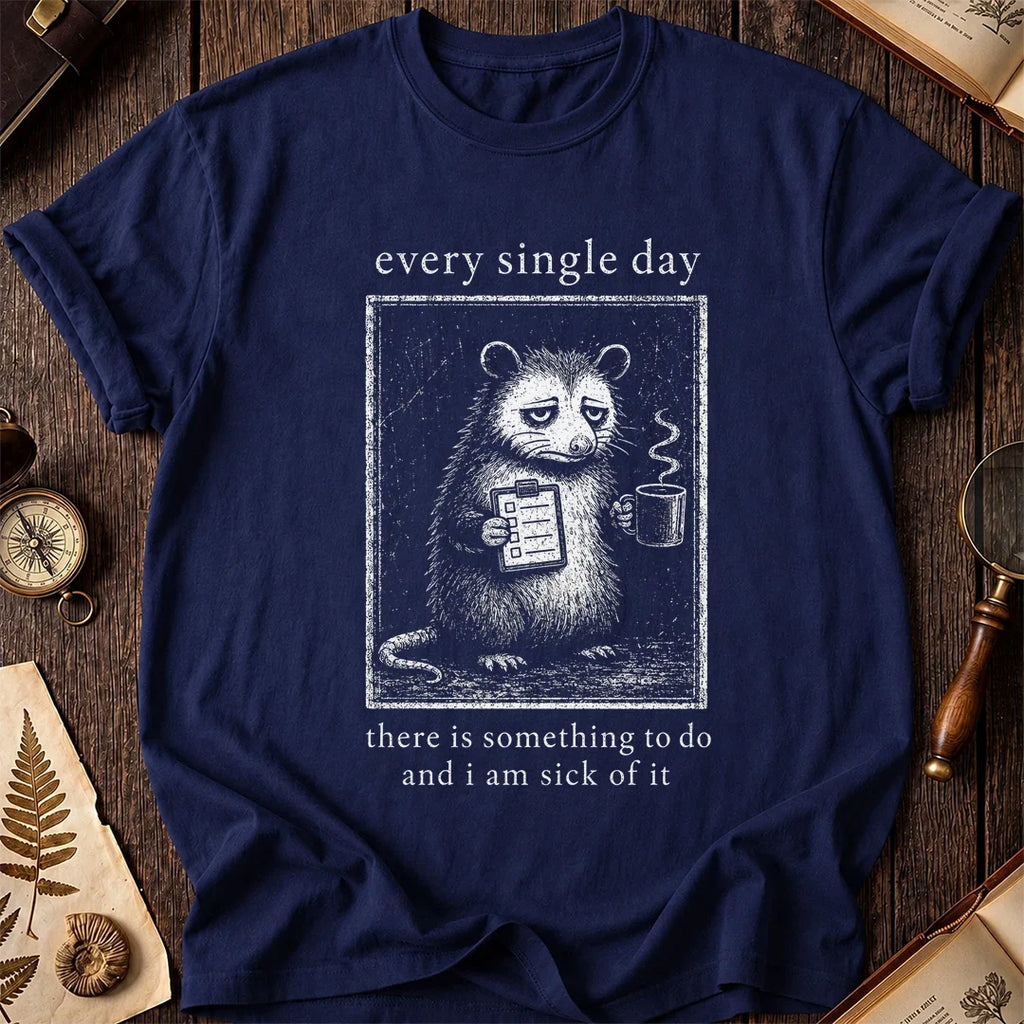 Daily Tasks Possum T-Shirt product image 7