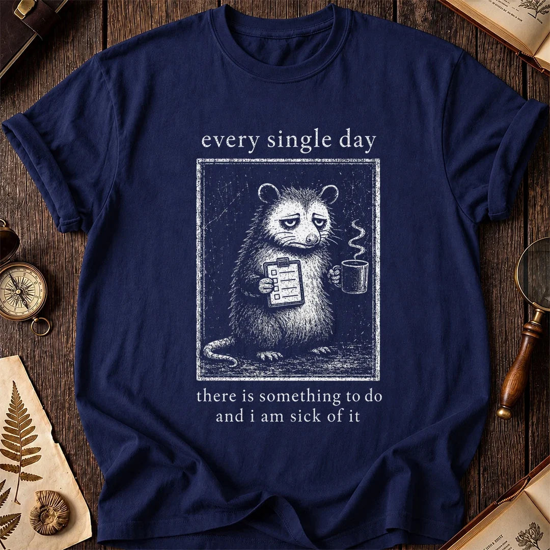 Daily Tasks Possum T-Shirt product image 7