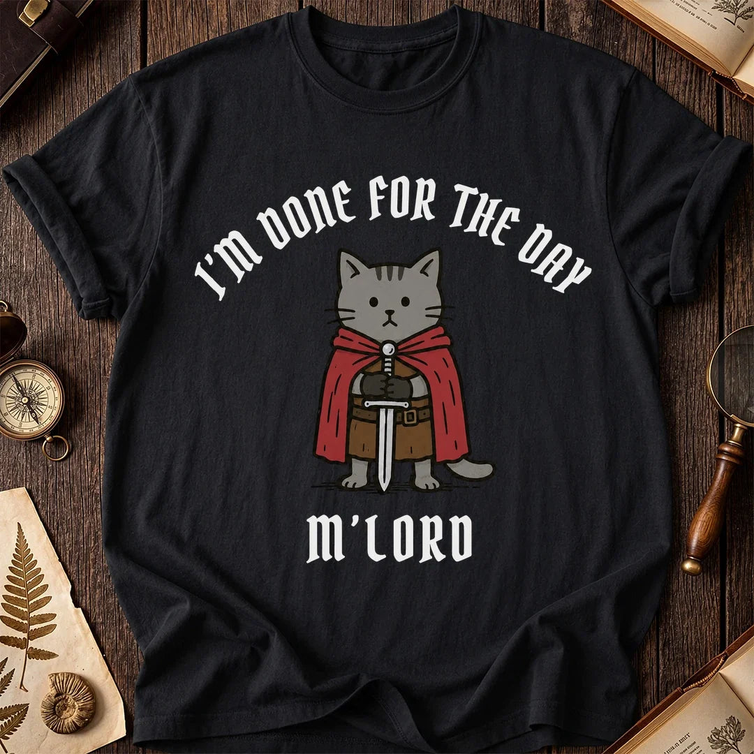 Done for Day Cat T-Shirt product image 2