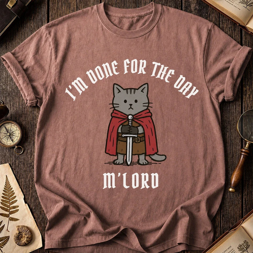 Done for Day Cat T-Shirt product image 7